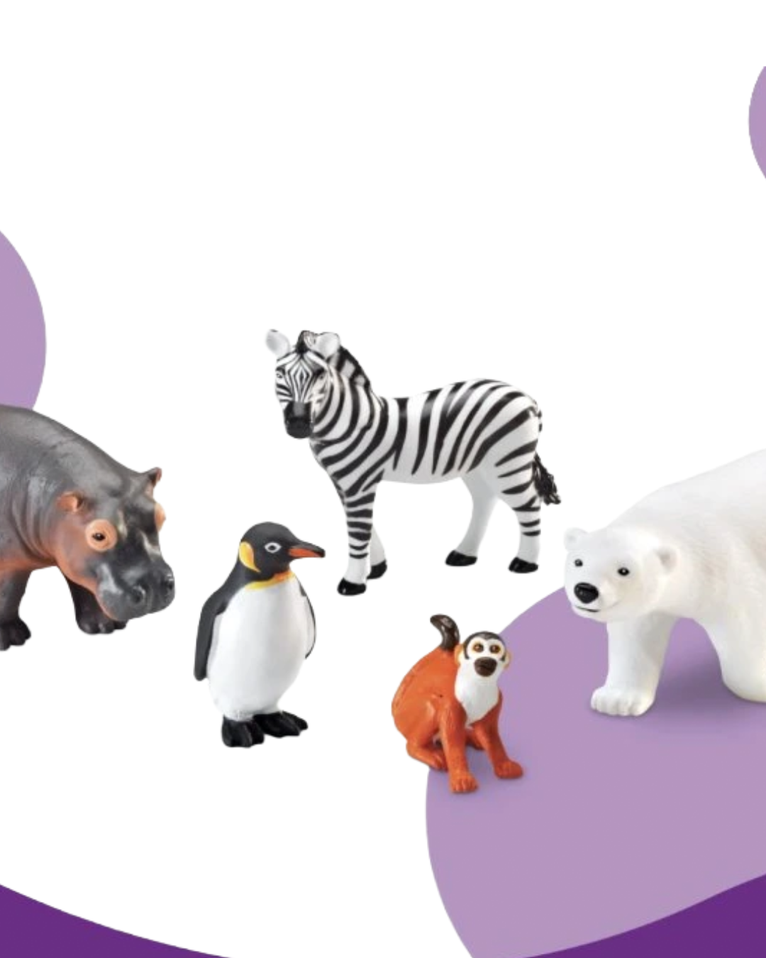 Přestěhujte zoologickou zahradu do pokojíčku. Recenze sady Jumbo Zoo Animals (5 ks) 1